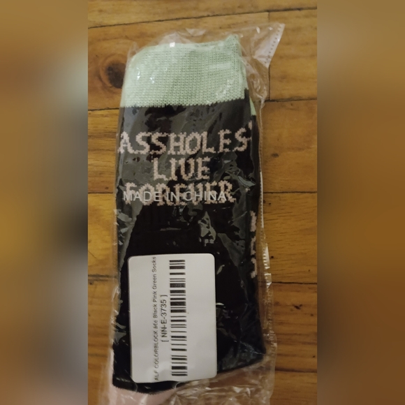 Assholes Live Forever Socks NWT - Picture 8 of 10